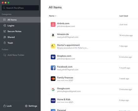 NordPass Secure Vault