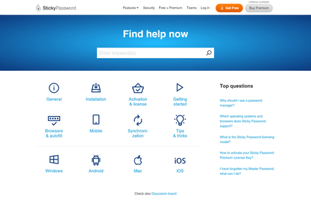 Sticky Password Help Center